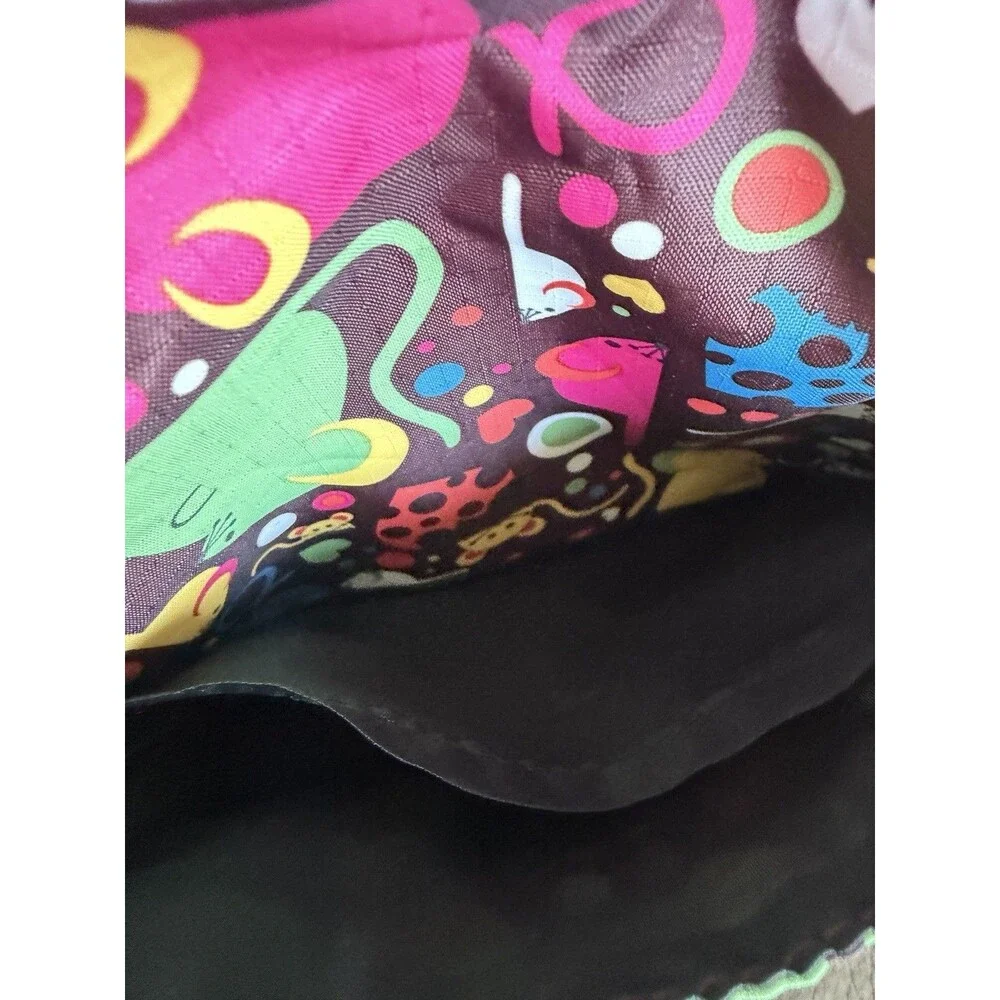 LeSportsac Crossbody & Shoulder Bag Multicolor Mouse Rat Print Zipper Pockets - Picture 4 of 16